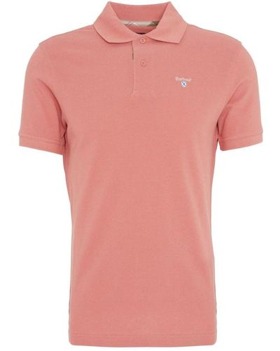 Barbour Polo Shirts - Pink