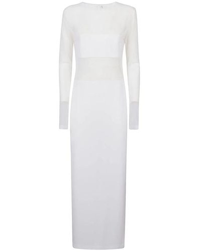 Norma Kamali Maxi dresses - Weiß