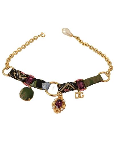 Dolce & Gabbana Accessories > jewellery > necklaces - Marron