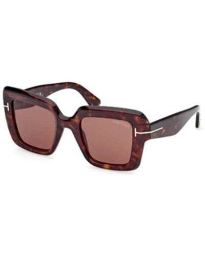 Tom Ford Stylische sonnenbrille für mode-enthusiasten - Braun