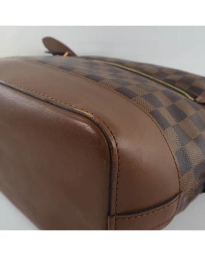 Louis Vuitton Borse a tracolla louis vuitton in tela marrone usate