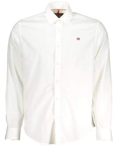 Napapijri Casual Shirts - White