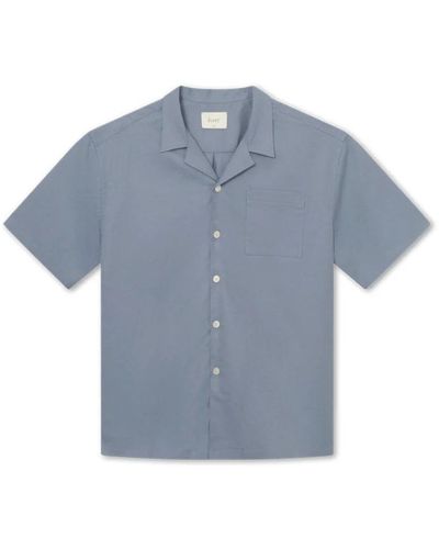 Forét Short Sleeve Shirts - Blue