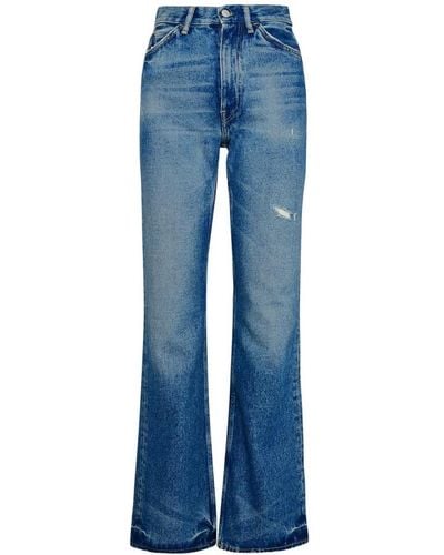 Acne Studios Bootcut-jeans - Blau