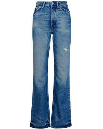 Acne Studios Jeans > boot-cut jeans - Bleu