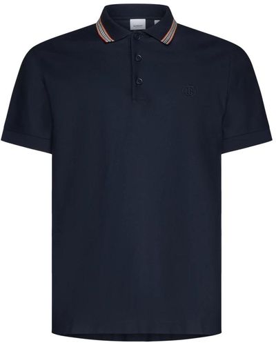 Burberry Icon stripe polo shirt - Blau