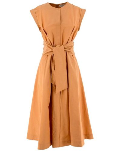 Antonelli Midi Dresses - Orange