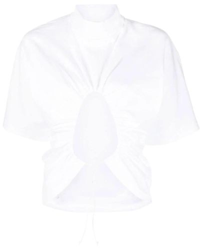 Alaïa T-Shirts - Weiß