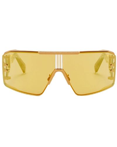 Balmain Le masque sunglasses - Gelb