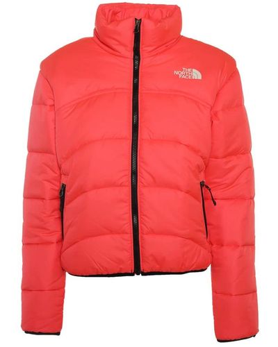 The North Face Down Jackets - Red