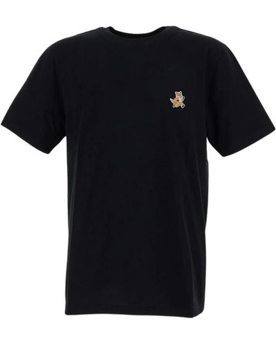Maison Kitsuné Tops > t-shirts - Noir