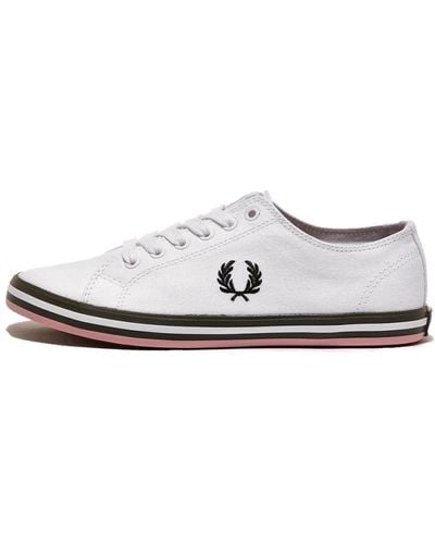 Fred Perry Kingston twill sneakers - Bianco