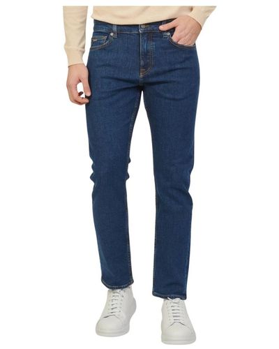 BOSS Jeans > slim-fit jeans - Bleu