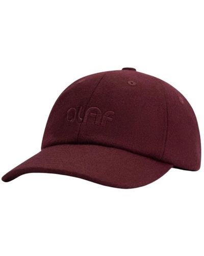 OLAF HUSSEIN Accessories > hats > caps - Rouge