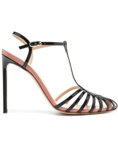Francesco Russo Shoes > sandals > high heel sandals - Métallisé