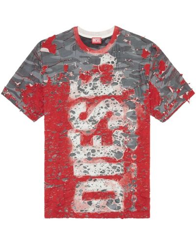 DIESEL T-shirts - Rot