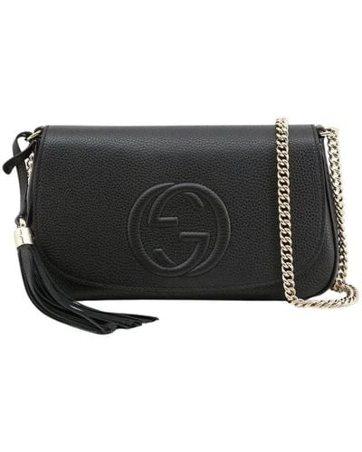 Gucci Nero Black Soho Cellarius Crossbody Bag
