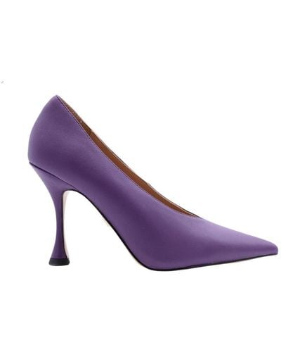 Lola Cruz Court Shoes - Purple