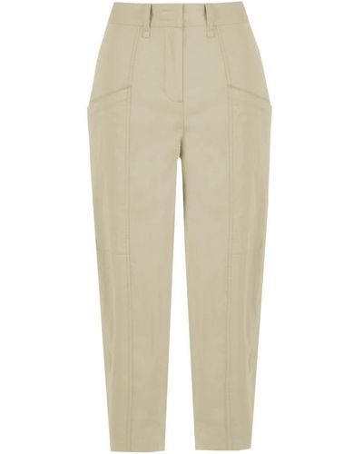 Bomboogie Straight Trousers - Natural