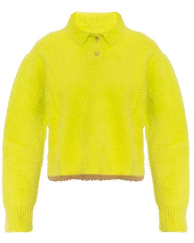Jacquemus Neve Polo Jumper - Gelb
