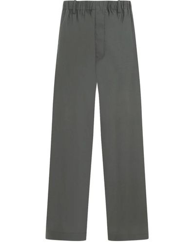 Lemaire Straight Trousers - Grey
