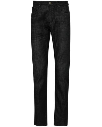 Emporio Armani Slim-Fit Jeans - Black