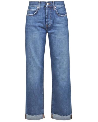 Roy Rogers Jeans > straight jeans - Bleu