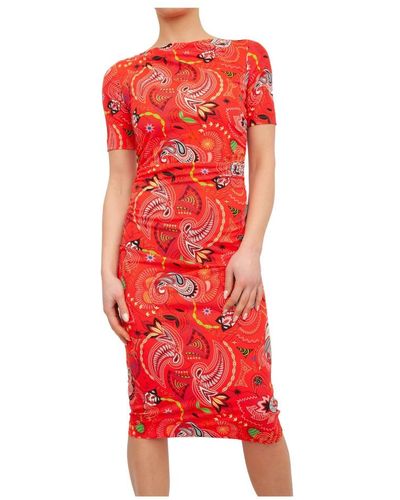 Etro Day Dresses - Red