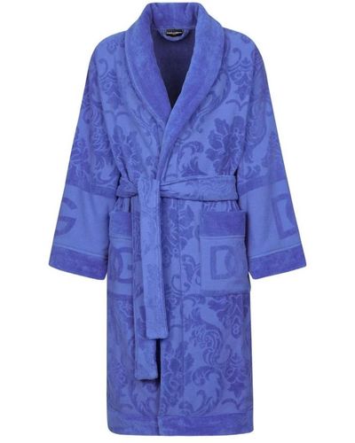 Dolce & Gabbana Belted Coats - Blue