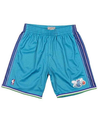 Mitchell & Ness Shorts ufficiali squadra nba regular fit - Blu