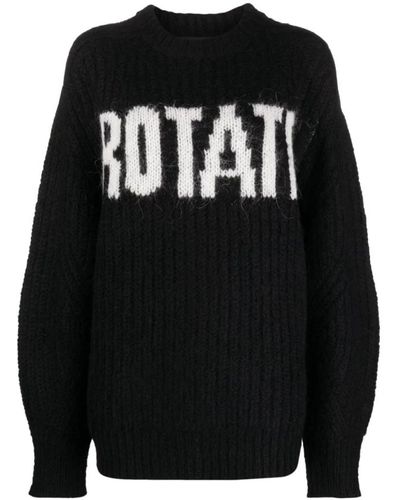 ROTATE BIRGER CHRISTENSEN Jersey de punto oversize - rotate sweaters - Negro