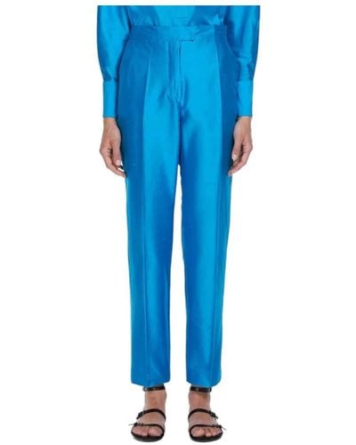 Max Mara Studio Pantalones elegantes para mujeres - Azul