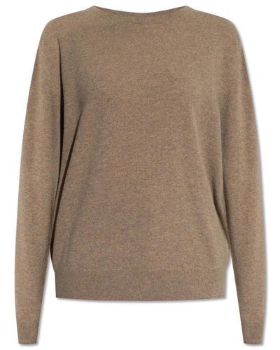 Lemaire Knitwear > round-neck knitwear - Marron