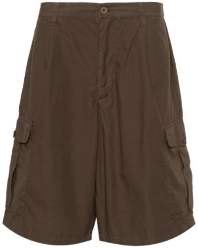Emporio Armani Casual Shorts - Brown