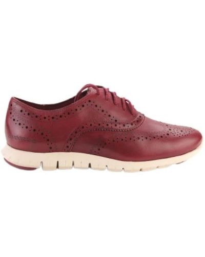 Cole Haan Shoes > flats > laced shoes - Rouge