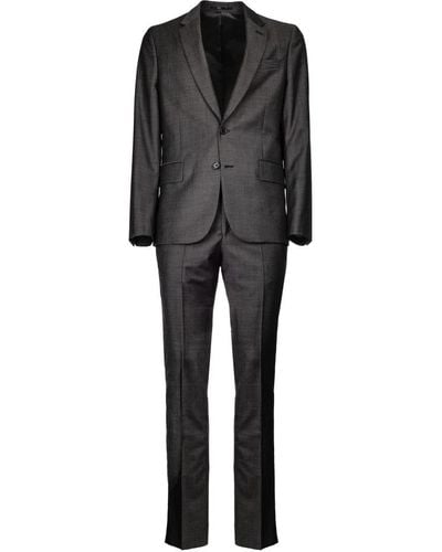 PS by Paul Smith Single Breasted Suits - Black