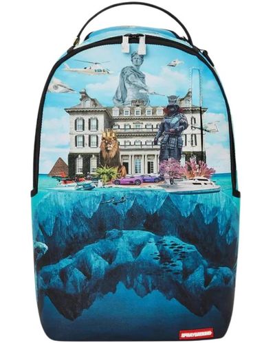 Sprayground Art of life backpack - Blu