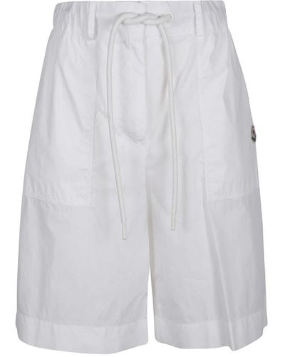 Moncler Long Shorts - White