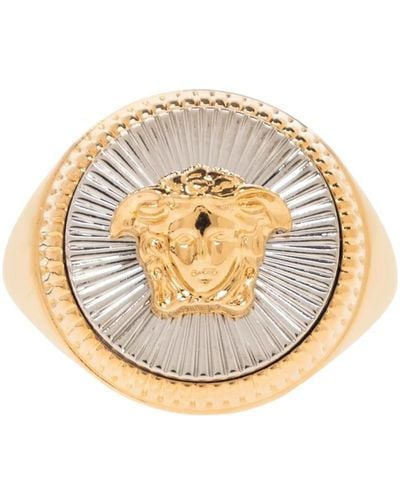 Versace Ring mit Medusa-Gesicht - Mettallic