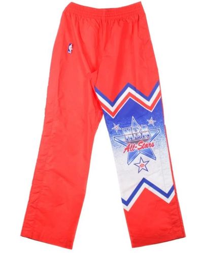 Mitchell & Ness Alle Stern-Warm-Hose 1991 - Rot