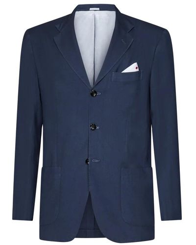 Kiton Jackets > blazers - Bleu