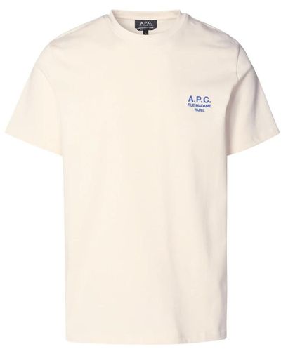 A.P.C. T-Shirts - Natural
