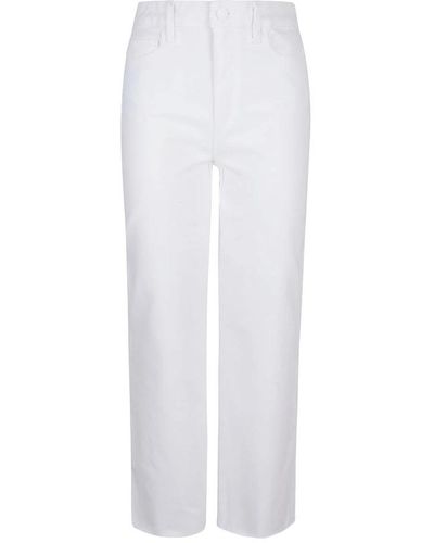 PAIGE Straight Jeans - White