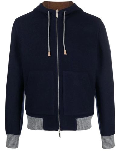 Eleventy Sweatshirts & hoodies > zip-throughs - Bleu
