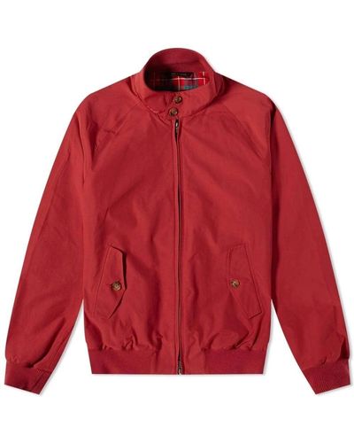 Baracuta G9 Harrington Jacket Ruby Wine - Red