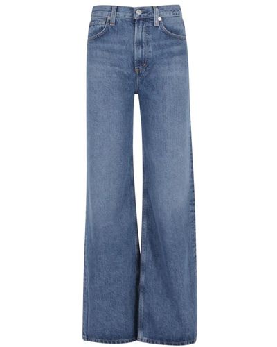 Citizens of Humanity Baggy wide leg boot cut jeans - Blau