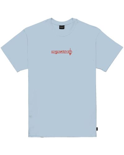 Propaganda T-shirt t-shirt chopped - Blu