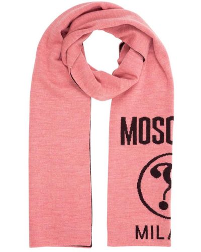 Moschino Winter Scarves - Pink