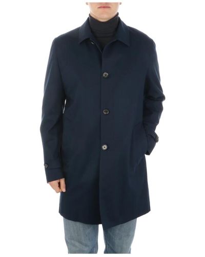 Aquascutum Coats > single-breasted coats - Bleu