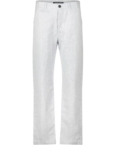 Hannes Roether Trousers > slim-fit trousers - Gris